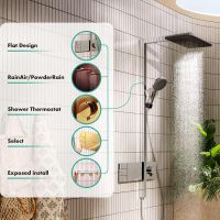 Vorschau: hansgrohe Raindance Alive Q Duschsystem 210/340 2 Strahlarten, polished gold optic