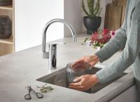Vorschau: Grohe Eurosmart Spültischbatterie, schwenkbar, chrom