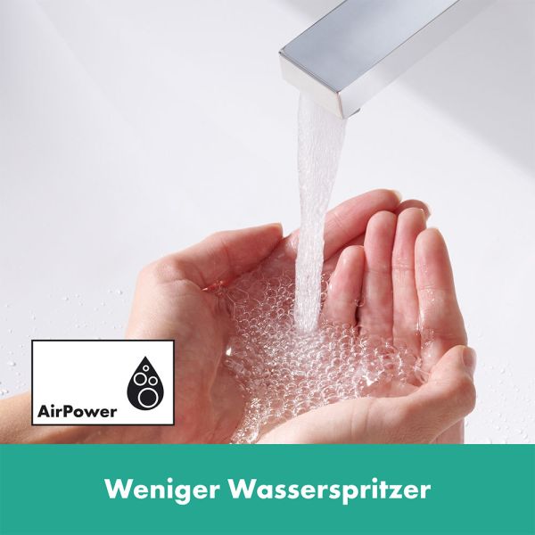 Hansgrohe Tecturis E Waschtischarmatur 210 Fine CoolStart, Schwenkauslauf und Push-Open, chrom