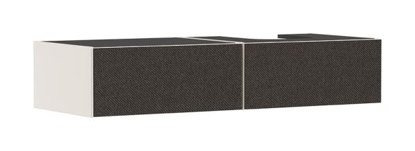 hansgrohe Xevolos E Unterschrank 137cm für Aufsatzwaschtisch rechts mit Konsole, 2 Schubkästen