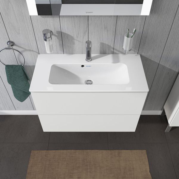 Duravit L-Cube Waschtischunterschrank wandhängend 82x39cm mit 2 Schubladen für ME by Starck 234283