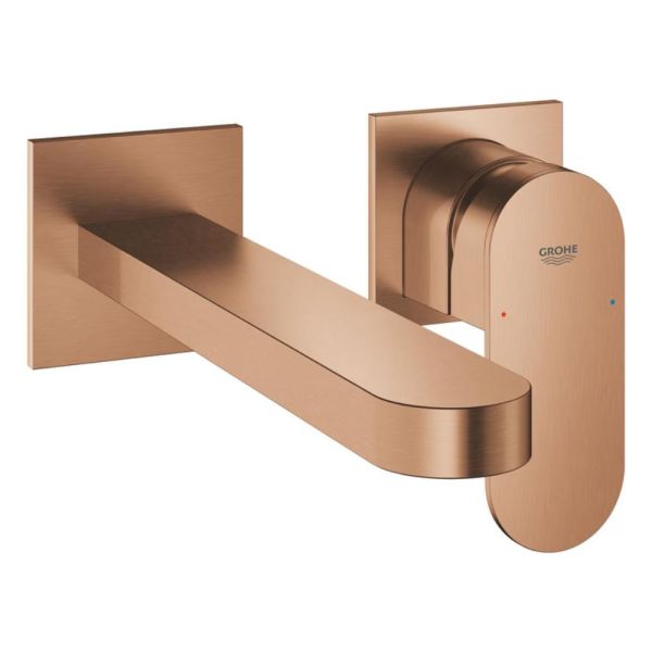Grohe Plus 2-Loch-Waschtischbatterie Ausladung 203mm, warm sunset gebürstet 29306DL4