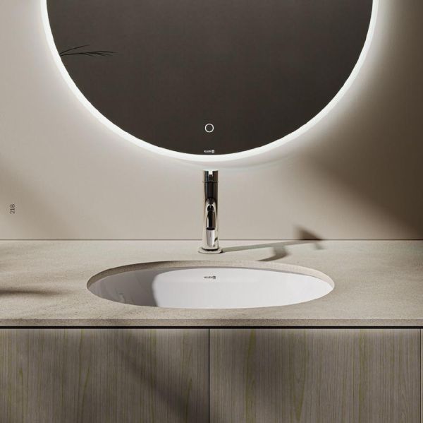 Kludi RESA Unterbau-Handwaschbecken 40x26cm oval, weiß 59W0143