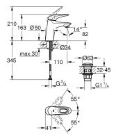 Vorschau: Grohe Eurostyle Einhand-Waschtischbatterie, S-Size,chrom