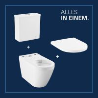 Vorschau: Grohe Euro Keramik Stand-WC back to wall Kombination-Set, weiß