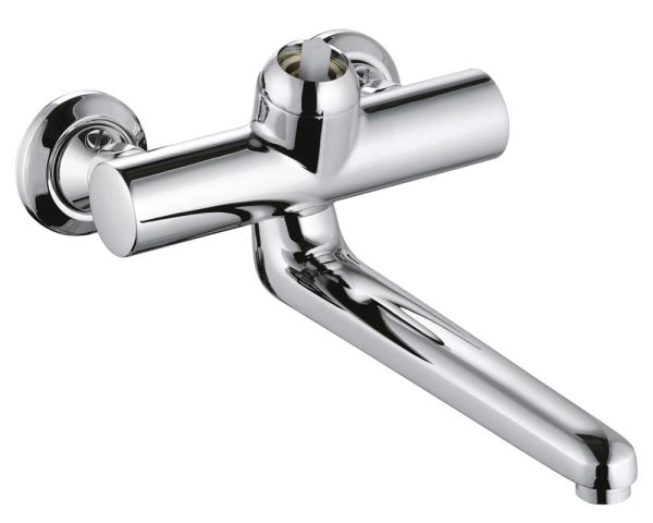 Kludi Provita Wand-Einhandmischer ohne Hebel, Ausladung 325mm, chrom 335370500