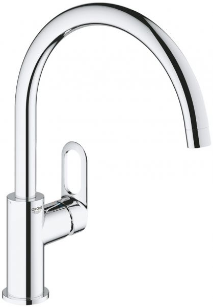 Grohe BauFlow Einhand-Spültischbatterie, 1/2", chrom