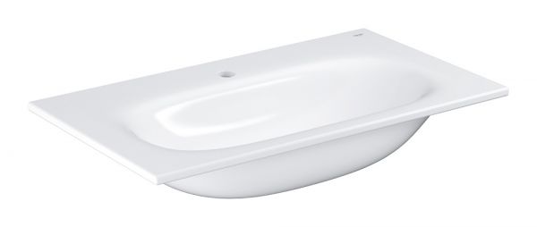 Grohe Essence Möbelwaschtisch 80x46cm, mit 1 Hahnloch, mit Überlauf, weiß PureGuard