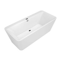 Villeroy&Boch SQUARO Excellence freistehende Badewanne 180x80cm inkl.Schürze nahtlos in Wannenfarbe