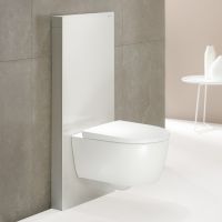 Vorschau: Geberit Monolith Plus Sanitärmodul Wand-WC, 101cm, Frontverkleidung aus Glas