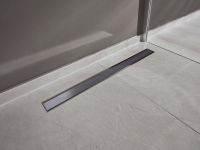 Vorschau: Hansgrohe RainDrain Match Fertigset Duschrinne 80cm, höhenverstellbarer Rahmen, befliesbar, chrom 56038000