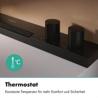 Vorschau: hansgrohe Avalegra AquaUnit Waschtisch 58x48cm mit Armatur schwarz matt 22472670