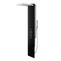WimTec OCEAN P10 - HyPlus PRO 12 V Elektronisches Duschpaneel, Glas schwarz 138825