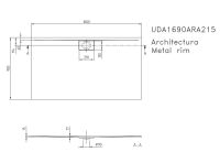 Vorschau: Villeroy&Boch Architectura MetalRim Duschwanne, 160x90cm