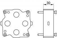 Vorschau: Keuco Verlängerungsset 30mm für Flexx.Boxx