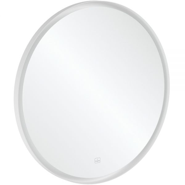 Villeroy&Boch Subway 3.0 LED-Spiegel Ø91cm, mit Sensordimmer, weiß matt