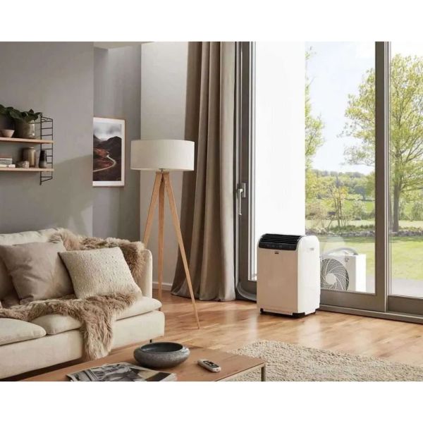 Remko RKL 495 DC Mobiles Split-Raumklimagerät, 4,3 kW Inverter-Technik, stufenlos, EEK B