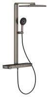 Vorschau: Grohe Rainshower Aqua Pure Duschsystem mit Thermostatbatterie, hard graphite gebürstet/schwarz 100961AL00