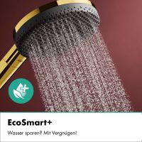 Vorschau: hansgrohe Raindance Alive Select S Duschkopf 125 3 Strahlarten 5,9 l/min, polished gold optic