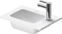 Vorschau: Duravit ME by Starck Handwaschbecken rechteckig 43x30cm, mit Hahnloch, ohne Überlauf, weiß 0723430041