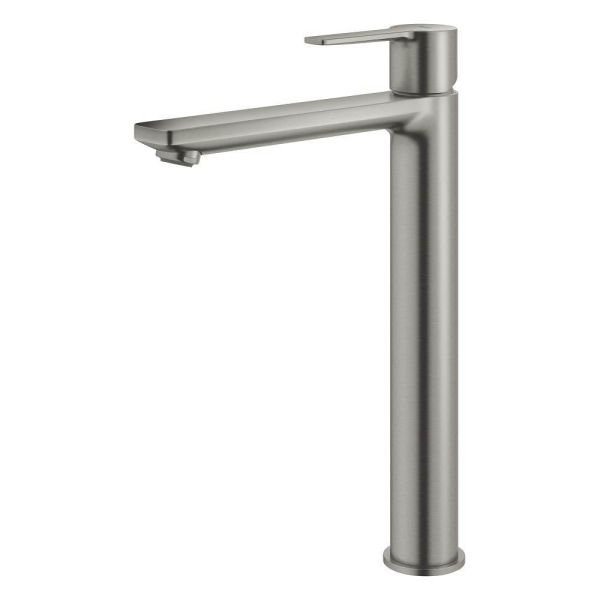 Grohe Lineare Einhand-Waschtischbatterie, XL-Size, glatter Körper, supersteel 23405DC1