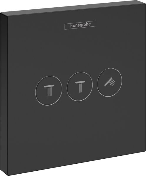 Hansgrohe ShowerSelect Ventil UP 3 Verbraucher, schwarz 15764670
