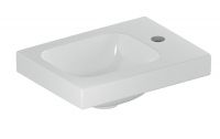 Vorschau: Geberit iCon Light Handwaschbecken mit 1 Hahnloch rechts, Ablagefläche rechts, 38x28cm