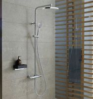 Duravit B.1 Shower System/Duschsystem mit Brausethermostat chrom B14280008010