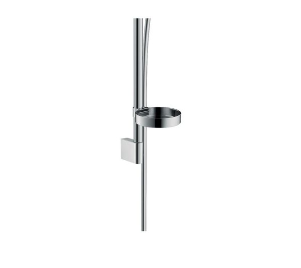 hansgrohe Croma Select S Brauseset 110 Vario 3jet mit Brausestange 65cm, Seifenschale, weiß/chrom 28170400