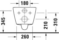 Vorschau: Duravit D-Neo Wand-WC 54x37cm, Tiefspüler, rimless, weiß