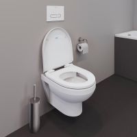 Vorschau: Duravit Duravit No.1 Wand-WC 48x36,5cm, oval, HygieneGlaze, weiß 2575092000