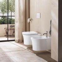 Vorschau: Duravit White Tulip Wand-WC 54x37cm, rund, Rimless®, weiß 2576092000