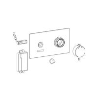 WimTec HyPlus Umrüstset-OCEAN W7 Glasfrontplatte weiß 139945