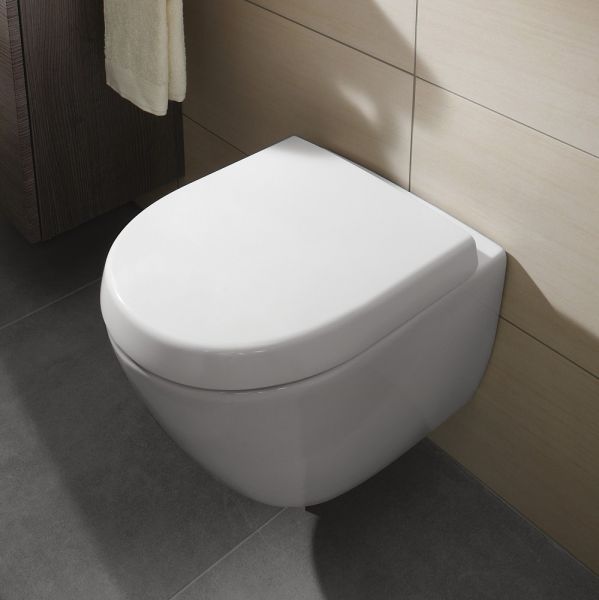 Villeroy&Boch Subway 2.0 Wand-Tiefspül-WC offener Spülrand, Compact, 35,5x48cm, weiß