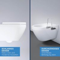 Vorschau: Grohe Euro Keramik Wand-WC Set mit WC-Sitz, weiß