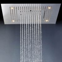 Vorschau: Steinberg Sensual Rain Regenpaneel 60x60cm, mit LED-Beleuchtung, 3 Strahlarten, edelstahl poliert