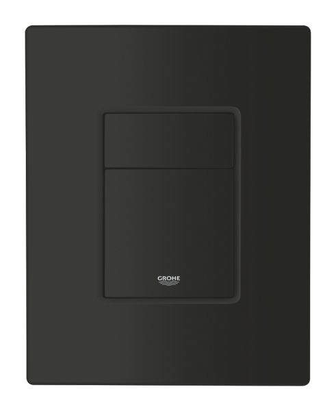 Grohe Even WC-Betätigungsplatte, senkrechtewaagr. Montage, schwarz matt 389662430