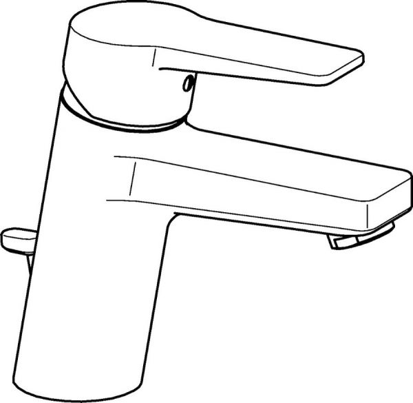 Hansa Hansatwist Waschtisch-Einhand-Einlochbatterie, Niederdruck, 121mm, chrom