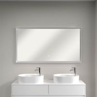 Vorschau: Villeroy&Boch Subway 3.0 LED-Spiegel, 140x75cm, mit Sensordimmer, weiß matt