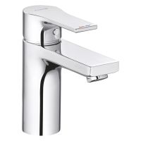 Kludi Zenta SL Waschtisch-Einhandmischer 100 mit Push-Open-Ablaufgarnitur, chrom 482980565