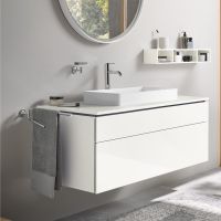 Vorschau: Duravit L-Cube Waschtischunterschrank 122x55cm mit 2 Schubladen für Aufsatzbecken