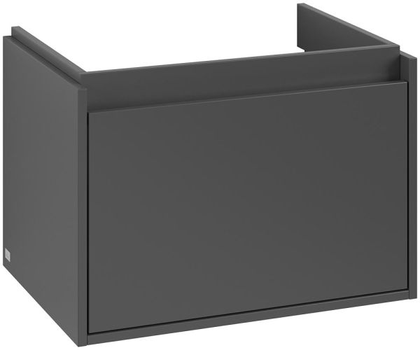 Villeroy&Boch Skyla Waschtischunterschrank 62cm, 1 Auszug, graphite C78500VR