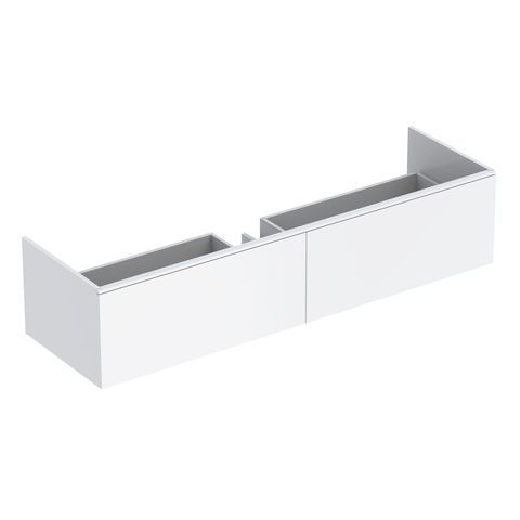 Geberit Xeno² Waschtischunterschrank 139,5x35cm mit 2 Auszügen