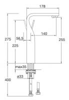 Vorschau: Steinberg Serie 230 Waschtisch-Einhebelmischer, Ausladung 140mm, chrom