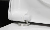 Vorschau: Duravit Starck 3 Wand-WC Set inkl. WC-Sitz mit Absenkautomatik, 54x37cm, oval, rimless, weiß
