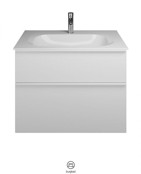Burgbad Fiumo Waschtisch mit Waschtischunterschrank, 82cm SFXL082F3956C0001G0223