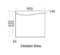 Vorschau: Burgbad Sinea 3.0 Spiegel 90x63cm mit horizontaler LED-Beleuchtung