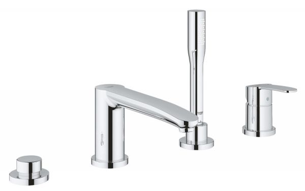 Grohe Eurostyle Cosmopolitan 4-Loch Einhand-Wannenkombination mit Euphoria Cosmopolitan Handbrause