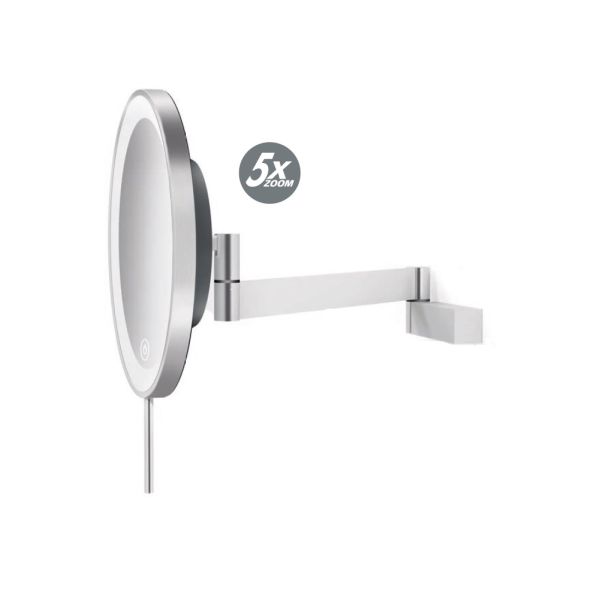 ZACK LINEA LED-Kosmetikspiegel Ø20cm, 5-fache Vergrößerung
