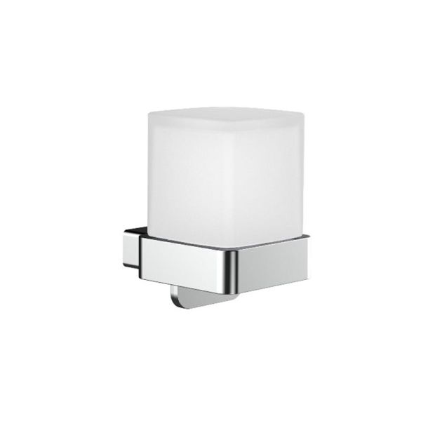 emco loft Seifenspender softcube, Wandmontage, chrom/satiniert